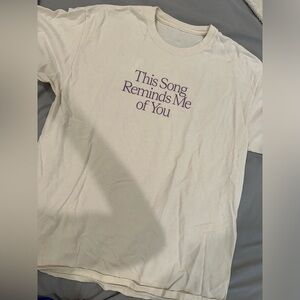 Original lonely ghost this song reminds me of you shirt